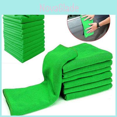 Luxurious Green Microfiber Washcloths For Auto Car Care And Soft Cleaning Towels