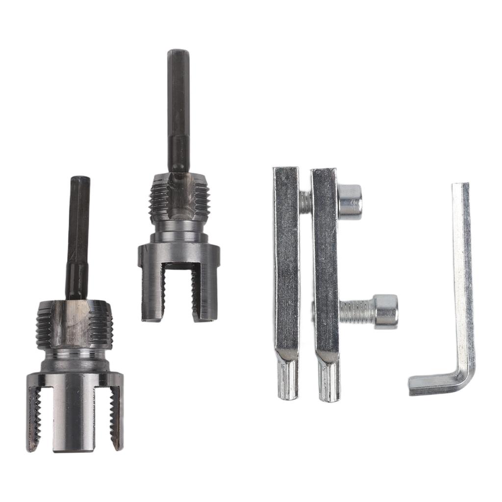 For DIY Enthusiasts 1 2 Inch PVC Thread Maker Pvc Pipe Thread Cutting Tool Dies Tools DIY Plumbing Tool 3-Piece Set