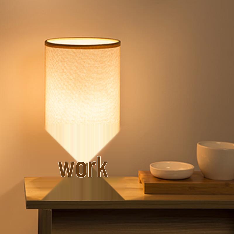 Datouren Modern Wooden Bedside Table Lamp