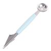 2 In1 Stainless Steel Carving Knife Fruit Ice Cream Baller Scoop Stacks Spoon