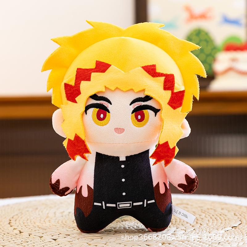 21cm Kokushibo Douma Plush Doll Cartoon Akaza Muichirou Stuffed Toy Anime Peripheral Badroom Desk Decoration Girl Boy Gifts