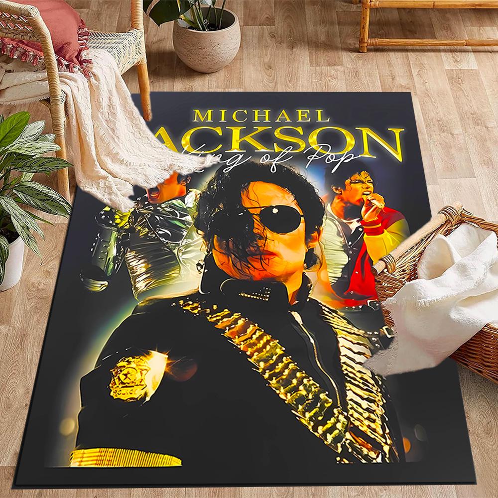 Michael Jackson Dangerous Tour Carpet Suitable for Foyer Balcony Hallway Game Room Anti-slip Rug Decorate Offices Spiritual Gift