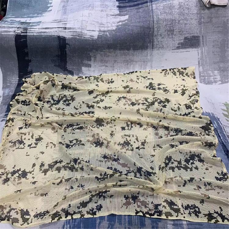 Camouflage Shemagh Scarf Desert Scarves Mesh Shawl Head Wrap for Outdoor Camping