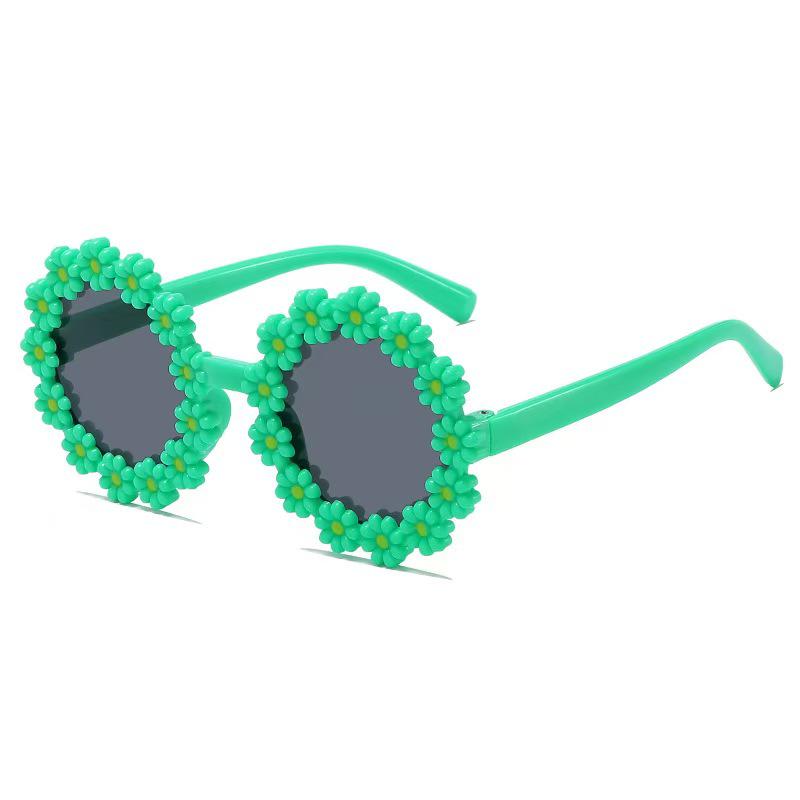 Little Daisy Trendy Kids' Flower Sunglasses - Cute, Anti-UV, Unisex for Boys & Girls