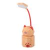 LED Cartoon Pig Shape Table Lamp Kids Eye Protection Reading Lamp USB Charging Night Light for Bedroom