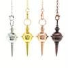 Cone Pendulum for Dowsing Divination Spiritual Antique Pendules Radiesthesia Pendulums Engergy Jewelry