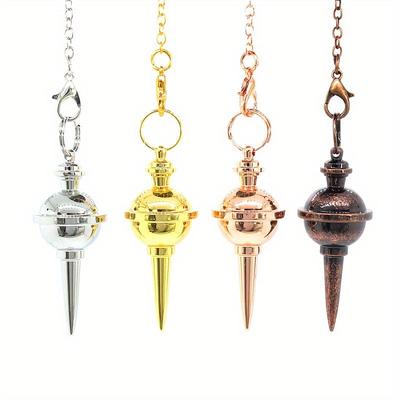 Cone Pendulum for Dowsing Divination Spiritual Antique Pendules Radiesthesia Pendulums Engergy Jewelry