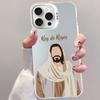 New Faith Christian Religious Jesus Clear Phone Case For iPhone 16 15 14 13 12 11ProMax X XR 87 Plus Matte Shockproof Back Cover