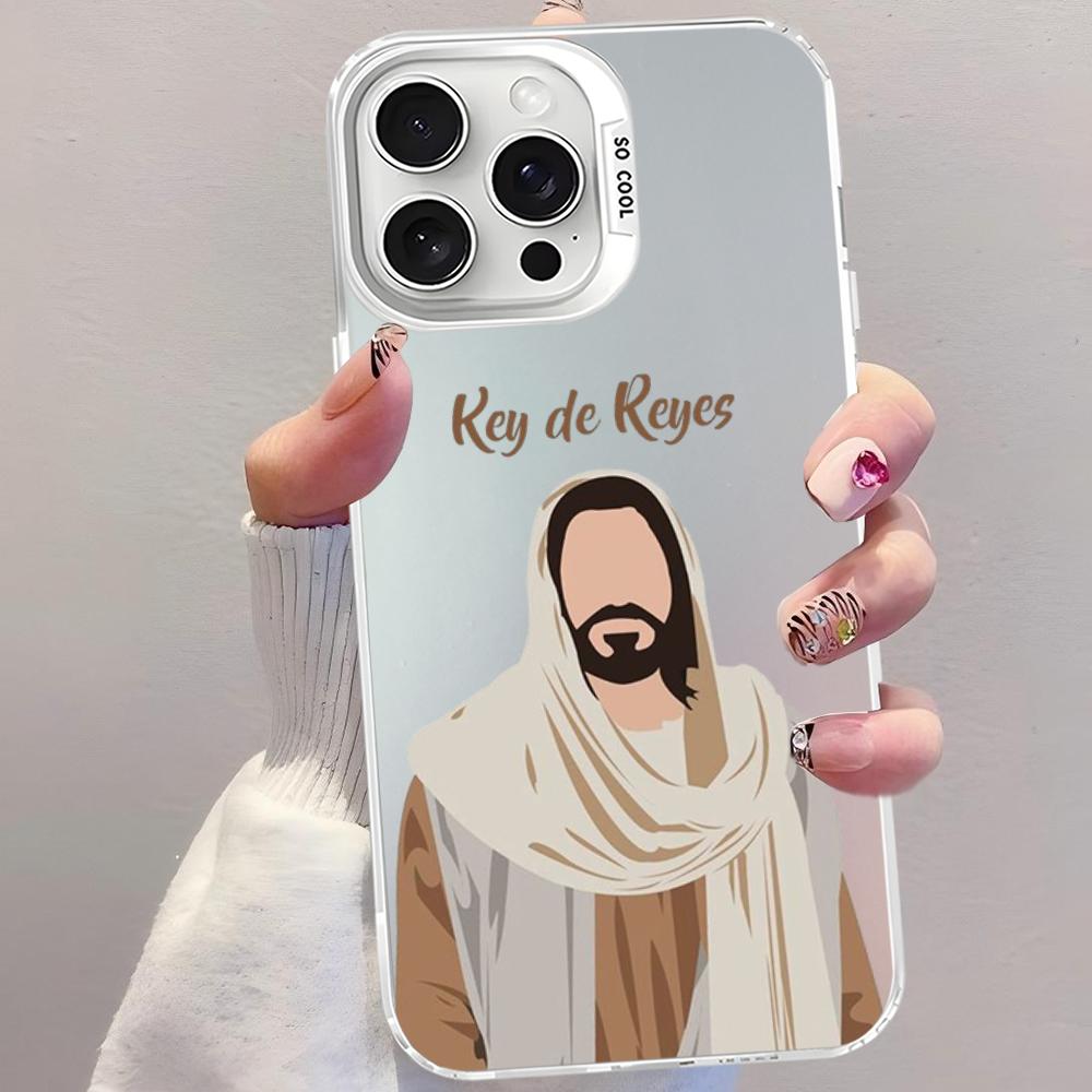 New Faith Christian Religious Jesus Clear Phone Case For iPhone 16 15 14 13 12 11ProMax X XR 87 Plus Matte Shockproof Back Cover