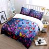 Colorful Butterflies In Flight Bedding Set For Kids Luxury Gift 3Pcs Digital Print Comforter Set Soft Comfortable Breathable