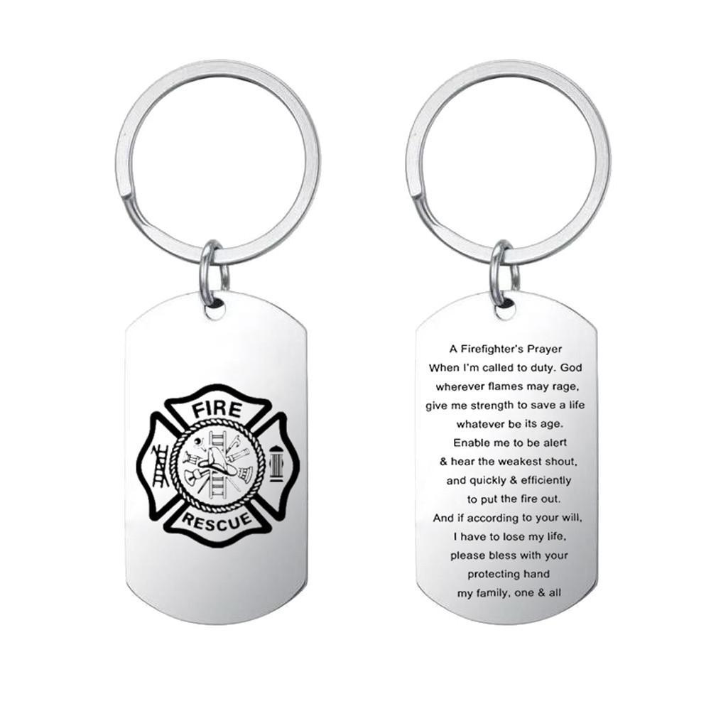 

Stainless Steel Keychain Drive Safe A Pair Double Sided Grateful Inspirational Small Gift For Friends Current European Style Keychain for Backpack Bag 2.8*5CM
