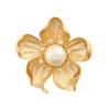 European And American Retro Alloy Flower Set With Pearl Brooch Chest Flower