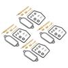 4 Kit Zubehör Vergaser RepairKit Ersatz Sets 1972-1974 4 Sets Messing Direkter Ersatz Einfache Installation Gummi