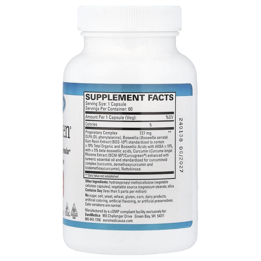 EuroMedica, Curaphen®, 60 Capsules