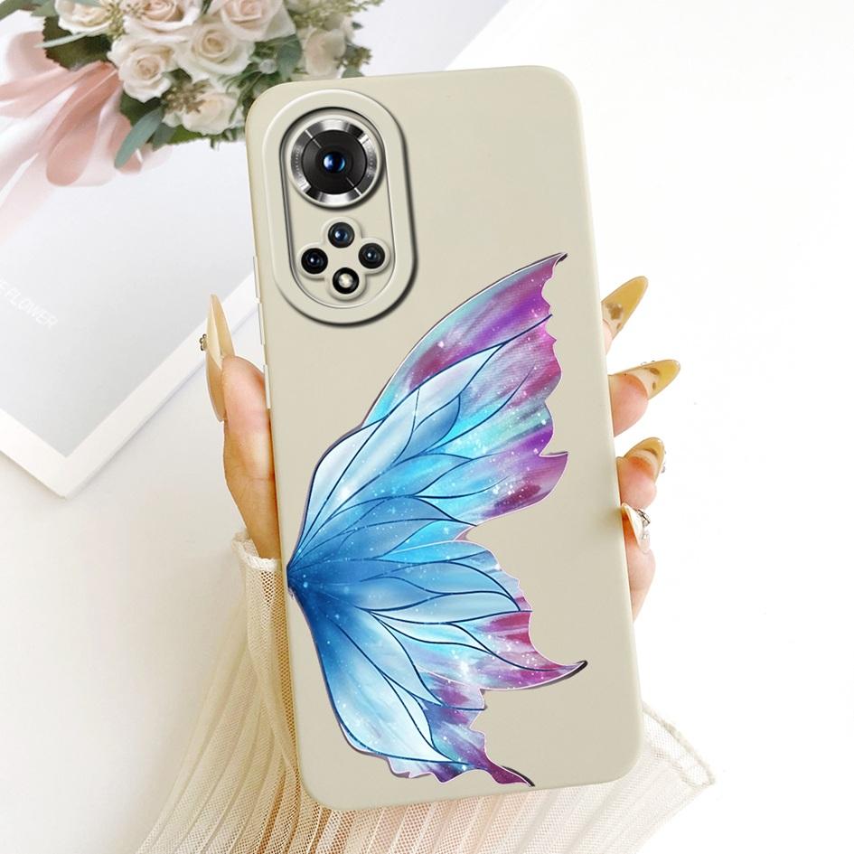 For Huawei Nova 9 Case Popular Flower Cover Soft Liquid Silicone Shockproof TPU Bumper For Huawei Nova 9 Pro Nova9 NAM-LX9 Shell