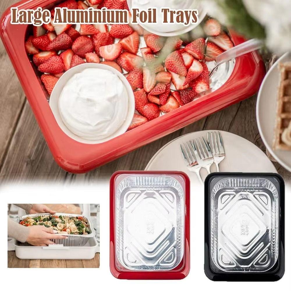 Insulation Lunch Box Foil Pans Holder Food Container Food Foil Tray  Camping Kitchenware
