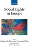 The Social Rights In Europe Book