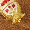 Rose Press Toothpick Holder, Light Luxury High Quality Household Goods, Fashion Retro Plastic Toothpick Box