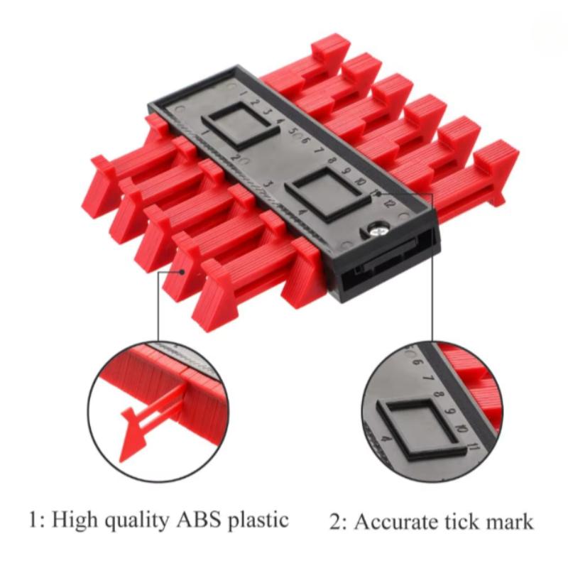 Profile Duplication Gauge Shape Gauge Duplicator Plastic Contour Copy Duplicator Magic Measuring Tool For Woodworking Tool