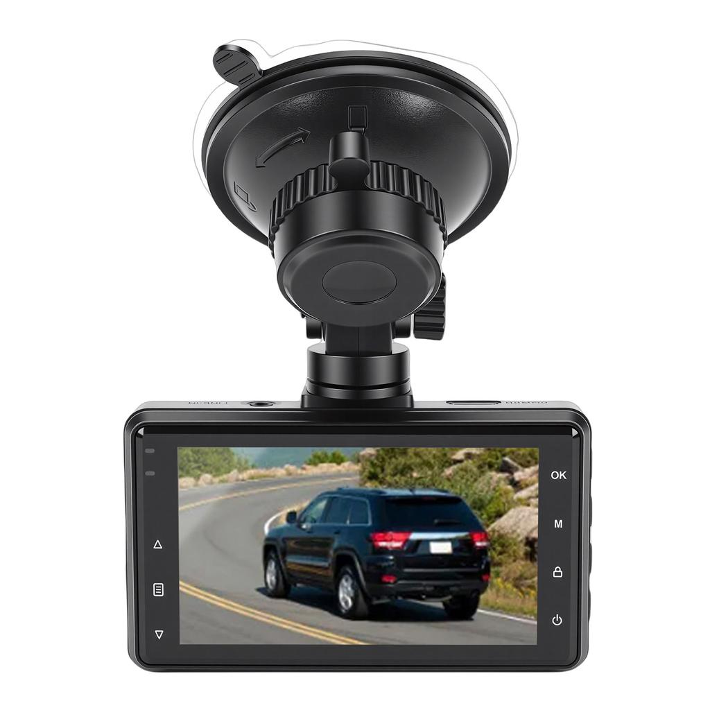 4K Dash Cam Front Rear Dual Recording Supports 2.4G WiFi APP Control G Sensor Collision Detection Loop Recording