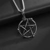 Retro Domineering Ouroboros Wrapped Around The Tree of Life Pendant Necklace Men's Personalized Punk Cool Casual Jewelry Gift