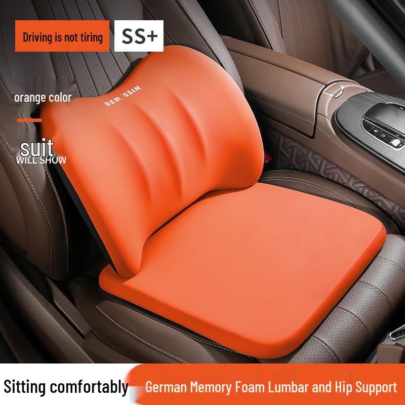 Universal Winter Car Seat Cushion with Lumbar Support - Warm, Simple & Stylish for All Seasons