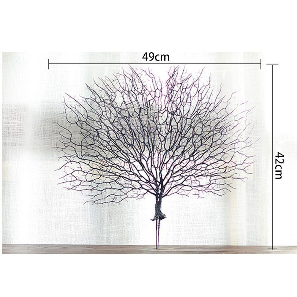 Accessoires Décoratifs de Simulation Artificielle Fausse pour la Maison Plante Marine Branche de Tronc Marin Arbre Marin Arbre Paon Branche de Corail