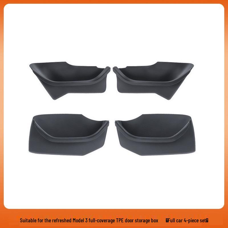 Model 3 Door Storage Box Mat for Tesla - TPE Material