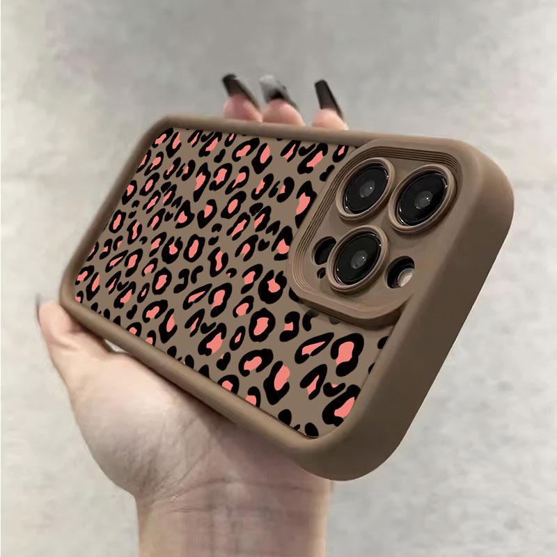 Retro Leopard Phone Case For Realme C51 C53 C55 C61 C63 C65 C67 C11 C17 C20 C25Y C12 C25S Funda Shockproof Silicone Soft Cover
