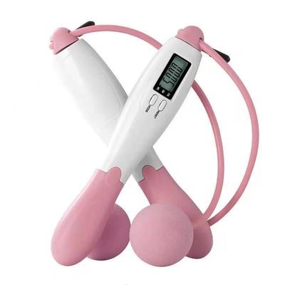 Cross-border Adjustable Electronic Counting Skipping Rope Student Training Rope Cordless Fitness and Body Skipping Rope.
