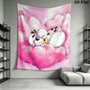 diddl Wall Tapestry Aesthetic Wall Hanging Printed Fabric Blanket Decorative Tapestries for Bedroom Living Room Home Decor