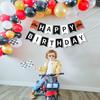 Motorcycle Birthday Banner - Harley Pired Birthday Banner, Harley Party Decor, Motorcycle Party Decor