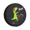 Asamike TI405MK - 17 Inch Tire Cover, Outdoor Tire Storage Cover, Funny Anime Dinosaur