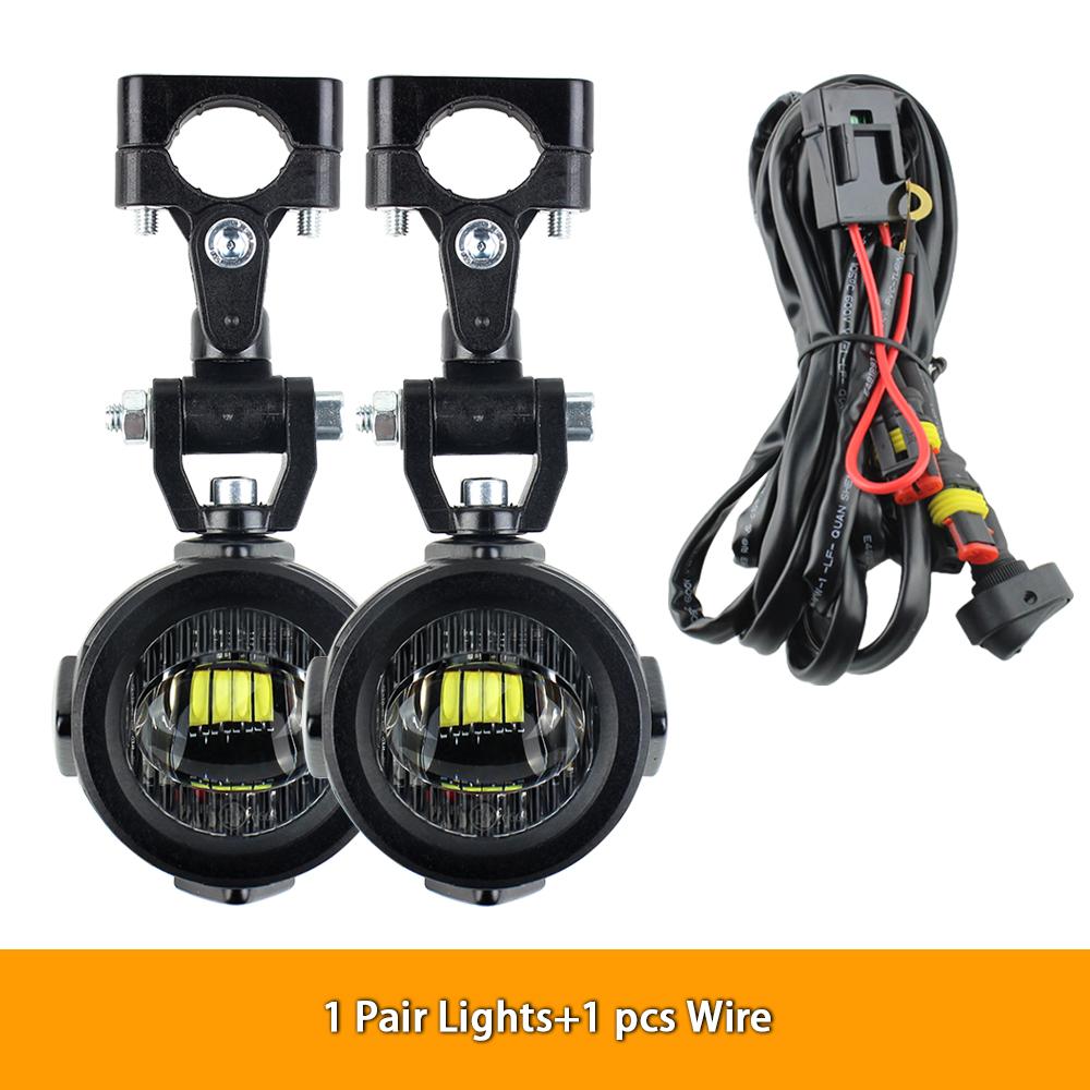 Upgrade Motorrad Nebelscheinwerfer Zusatzscheinwerfer Hellere Lampe 40W 6000K für BMW R1200GS F800GS F700GS F650 K1600