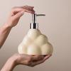 Cloud Shape Ceramic Liquid Soap Dispenser Pressing Bottle Bathroom Shampoo Shower Gel Dispensing Bottle BathroomAccessories Gift