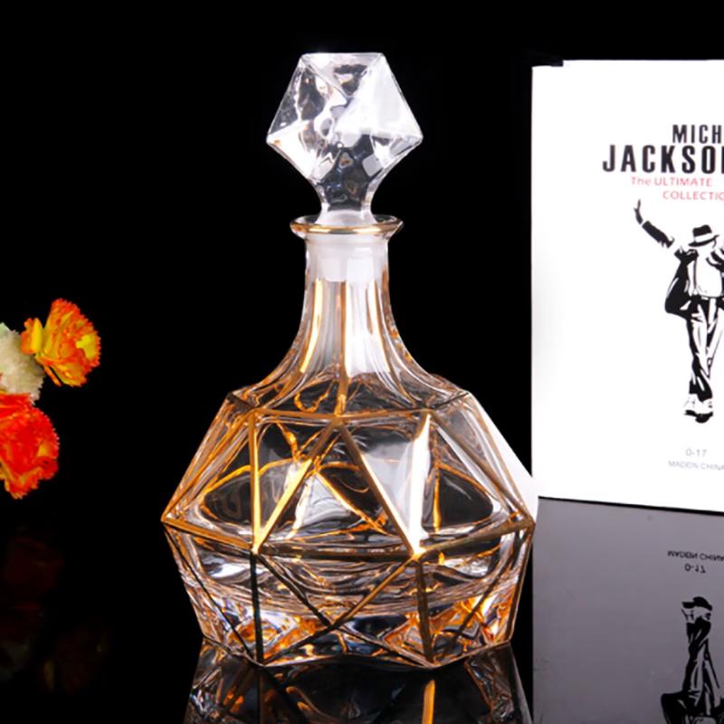 Flavinmci Diamantové Zlaté Křišťálové Karafy na Whisky