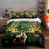 Golden Antlered Deer Bedding Duvet Cover Sets Duvet Covers Pillowcases Gifts (1 * Duvet Cover 2 * Pillowcases, Without Duvet Insert)