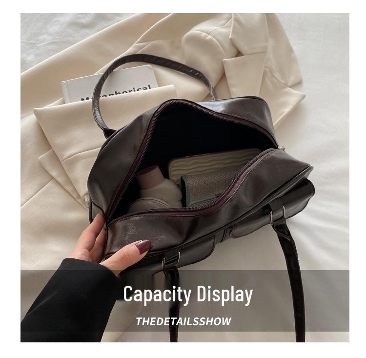 Meillard 2024 Retro Korean Tote: Women's Large Capacity Commuter Handbag