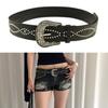 Punk Style Studded Belt Premium PU Leather Adjustable Fashion Accessory For Men And Women