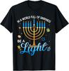 Menorah Be A Light Happy Hanukkah Shirts for Men Women T-Shirt