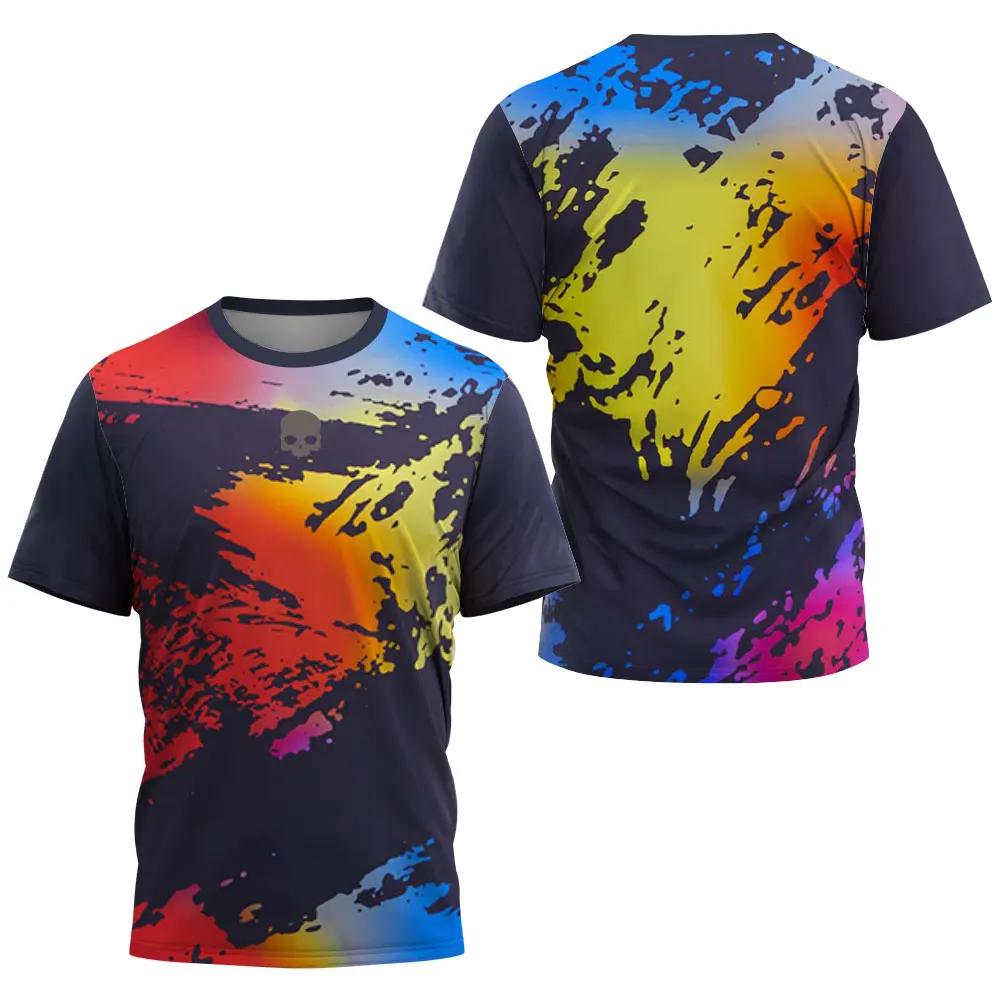 Lebka Rychleschnoucí Tričko City Padel Vysoce kvalitní sací triko na trénink tenisu Oblečení Nové letní pánské volné sportovní top tričko