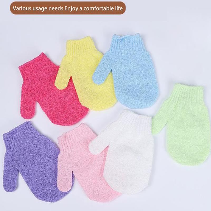 Exfoliating Body Massage Sponge Bath Gloves Skin Bath Shower Wash Cloth Shower Scrubber Back Scrub Moisturizing Spa Skin Gloves