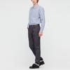 UNIQLO x Jil Sander Striped Collar Long Sleeve Shirt Men shirts Light-Blue 440460-64