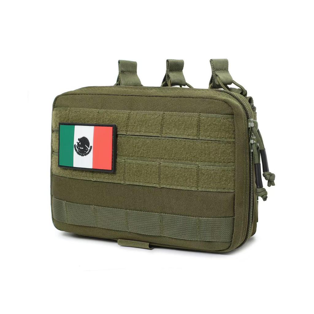 Tactical Camping Medical Waist Pack: Military-Grade Outdoor Triple Magazine Pouch, MOLLE Accessory Bag