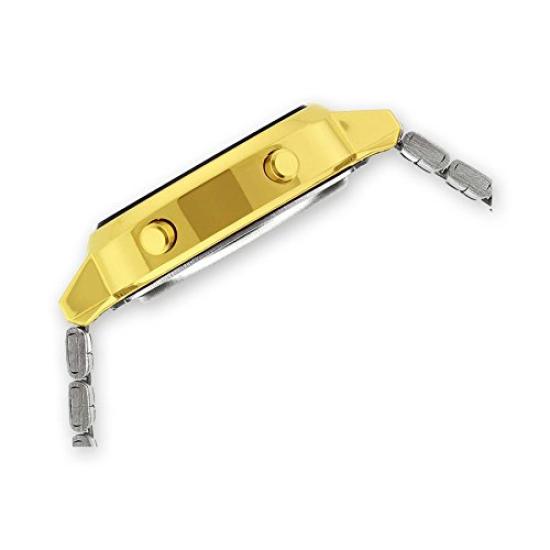 Casio Gold Tone Digital Watch with Alarm and Women's Chronograph, La670wGA-1cr