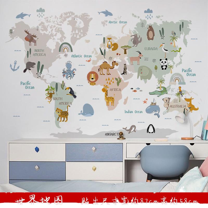 Custom Cartoon Space Universe Astronaut Wall Stickers Kids Room Walls Bedroom Home House Decor PVC Eco-Friendly Waterproof
