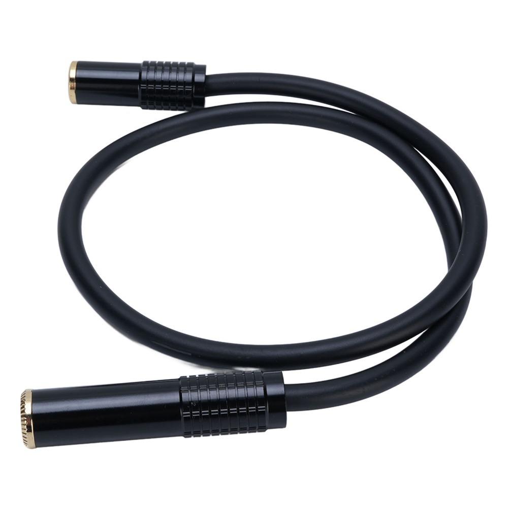 Professional Stereo Sound Cable 6.35mm 1/4in Female To 3.5mm 1/8in Female  Tablet Connection