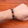 Bracelet - HEMATITE - 13-6mm - Équilibre énergétique - Obsidienne - Mixte