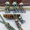 Handmade Eagle Head Octopus Head Charms Bracelet Lanyard Pendant  EDC Outdoor Tool