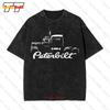 Peterbilt 389 Classic Truck Design Vintage Oversized T-Shirt New CIS4